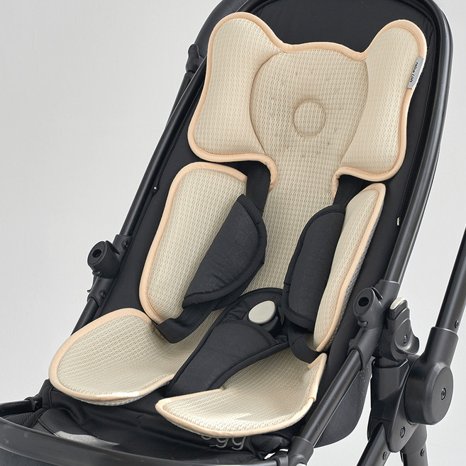 라비킷 라이너 루프트 사계절 유모차 쿨시트, 베이지, 1개