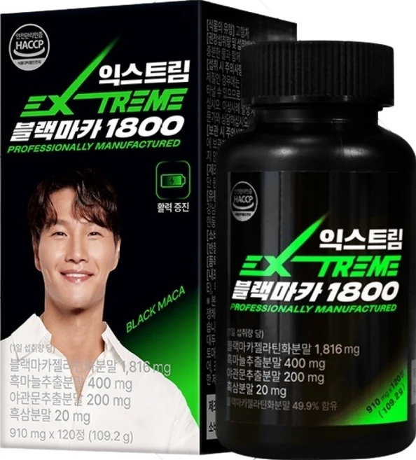 익스트림 블랙마카 1800, 120정, 1개 - 쿠팡