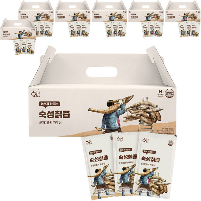 황금이네 숙성칡즙, 3L, 7개