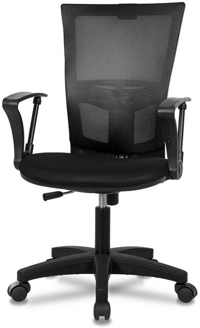 체어클럽 M1 메쉬 의자, 블랙