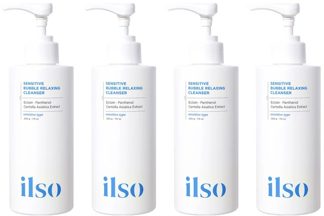일소 센서티브 버블 릴렉싱 클렌저, 4개, 200g - 쿠팡