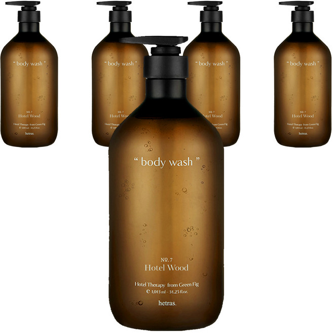 헤트라스 바디워시 호텔우드, 1.013L, 5개