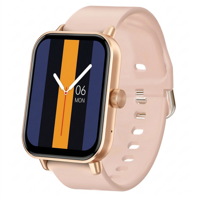 Ergotech 人因科技 心率智慧監測運動腕錶, 藍牙, 金典粉