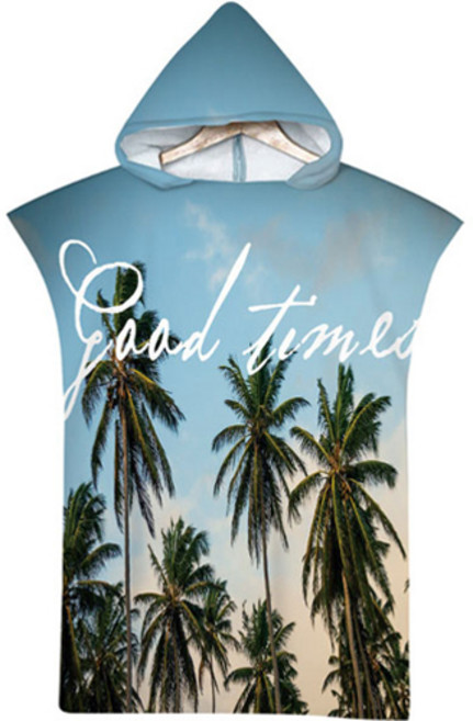 셀레네 썸머 후드 비치타월 75 x 110 cm, A02, 1개