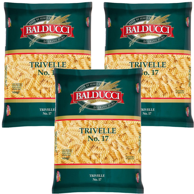 BALDUCCI 義大利螺絲麵, 500g, 3包