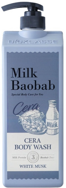 밀크바오밥 세라 바디워시 화이트머스크, 1.2L, 1개