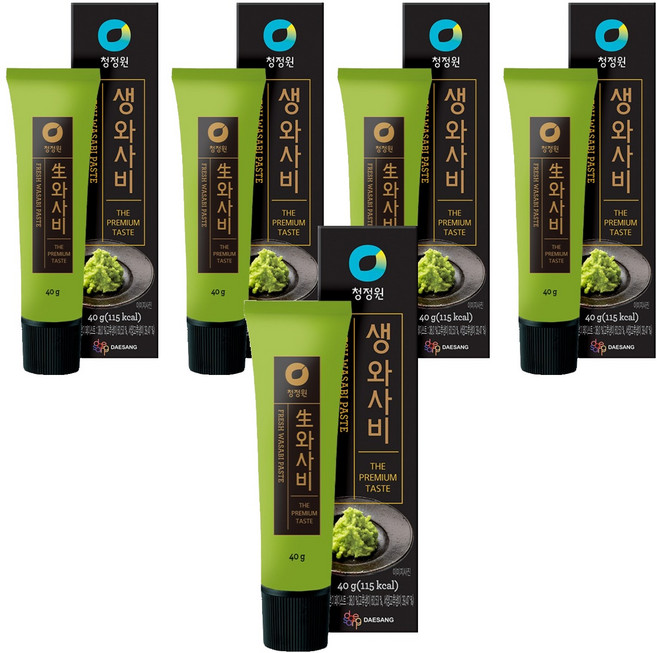 清淨園 生芥末醬, 40g, 5個