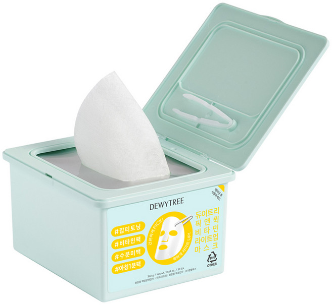 듀이트리 픽 앤 퀵 비타민 라이트업 마스크, 30개입, 1개