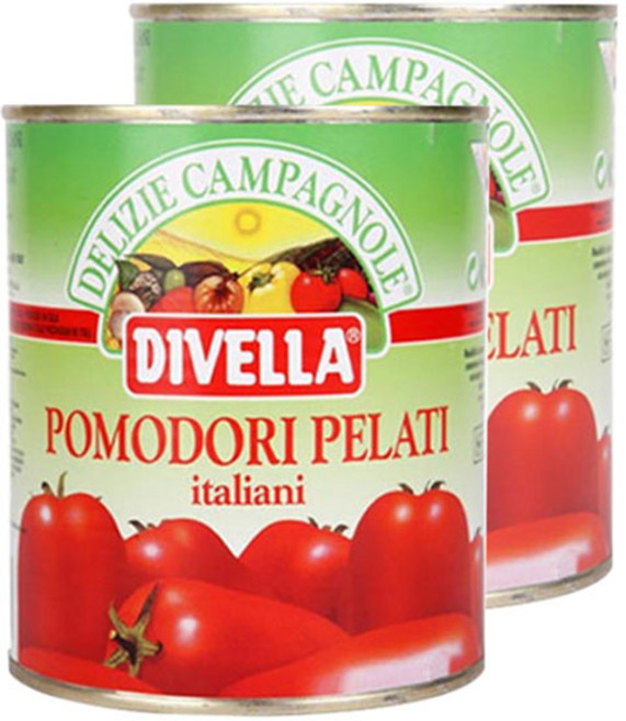 디벨라 홀토마토 통조림, 800g, 2개