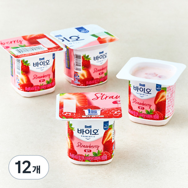 매일바이오 딸기 요거트, 680g, 3개