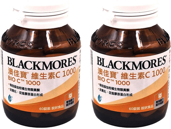 BLACKMORES 澳佳寶 維生素C1000 Bio, 60顆, 2罐