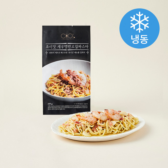 최현석의 쵸이닷 새우 명란 오일 파스타 (냉동), 268g, 1개