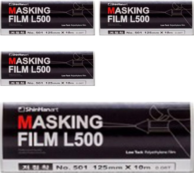 신한화구 마스킹 필름 10m x 125mm, 4개