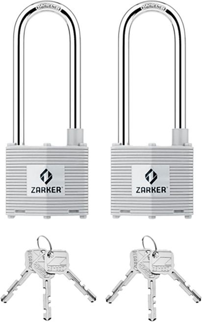 자커 철판 자물쇠 N45L + 일반키 3P x 2개, 2세트