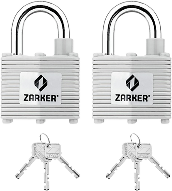 자커 철판 자물쇠 N30A + 일반키 3P, 2세트