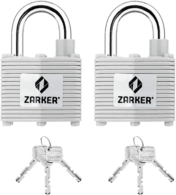 자커 철판 자물쇠 N30A + 동일키 3P x 2개, 2세트