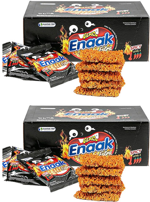 에낙 스파이시 레벨3 라면과자, 672g, 2개