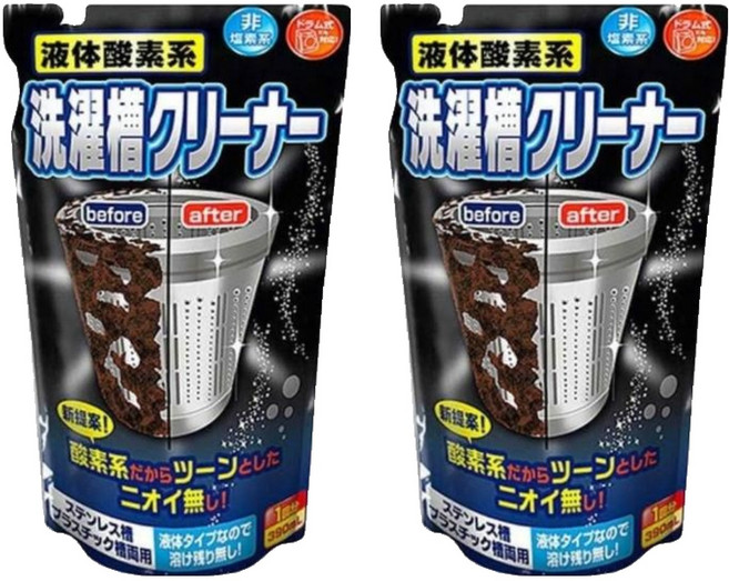 ROCKET 火箭 日本製液體酸素系 洗衣槽 清潔劑, 390ml, 2個