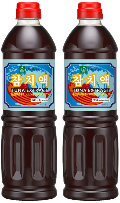 이엔푸드 참치액, 900ml, 2개