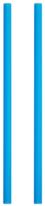 矽膠吸管 細 天空藍, 2支, 1組