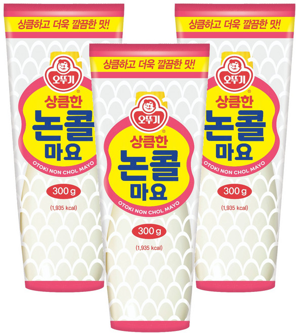 OTOKI 不倒翁 零膽固醇美乃滋, 300g, 3個