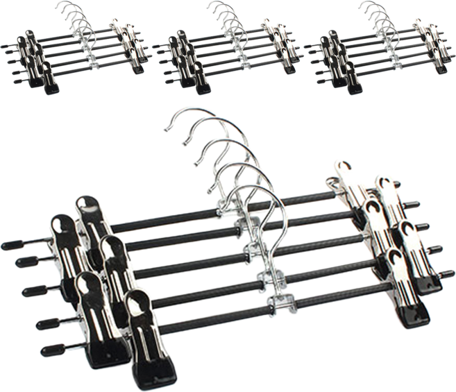 선우랜드 치마바지걸이, 블랙, 20개