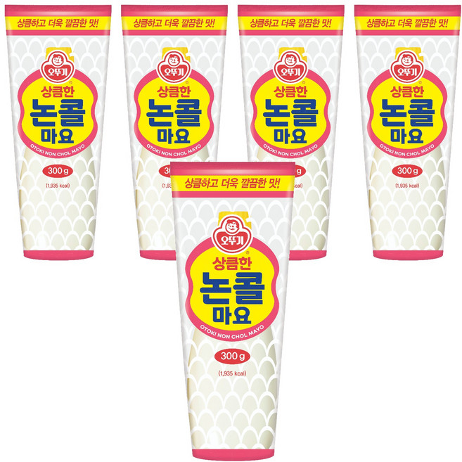 오뚜기 논콜마요, 300g, 5개