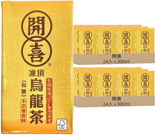 開喜 烏龍茶, 300ml, 48入