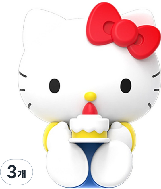 ROYCHE 三麗鷗角色螢幕公仔 HELLO KITTY, 3個, 單品