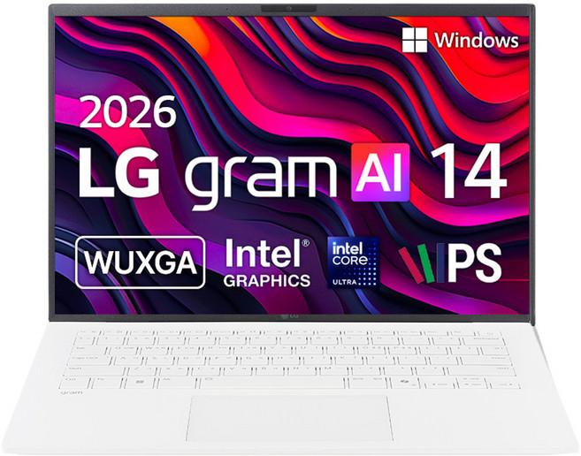 [역대가]LG전자 2026 그램 AI 14 코어Ultra5, 에센스 화이트, 14Z90U-GS5CK, 256GB, 16GB, WIN11 Home