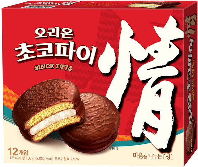 오리온초코파이 정, 468g, 1개