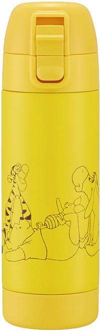 Skater 不鏽鋼直飲冷水壺 SSSC5D, 維尼 黃色, 500ml, 1個