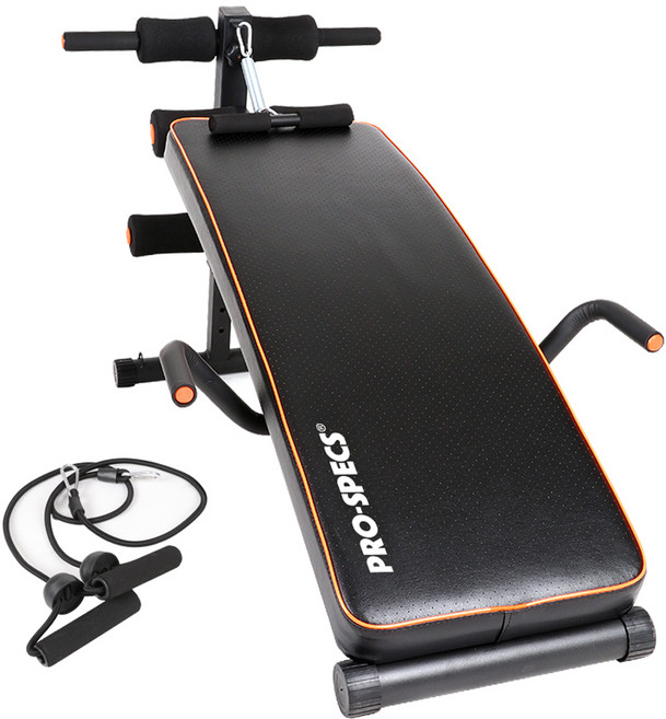 프로스펙스 프리미엄 싯업벤치, 오렌지 + 블랙