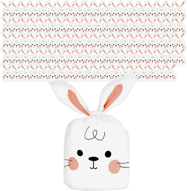 토끼귀 기프트백, 발그레토끼, 100개