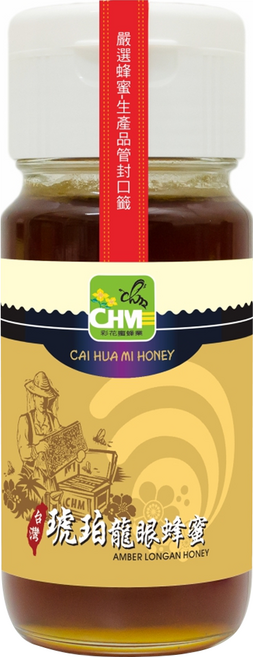 彩花蜜 台灣琥珀龍眼蜂蜜, 700g, 1瓶