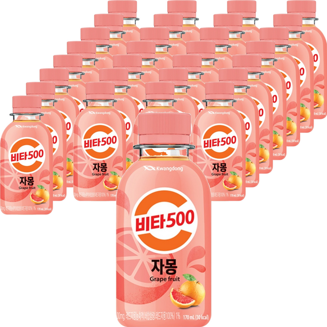 비타500 자몽, 170ml, 48개