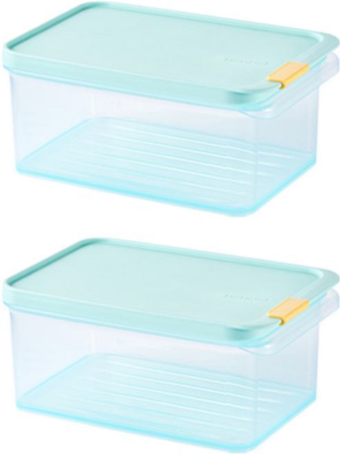 락앤락 프리저핏 냉동실 정리용기, 2개, 1.65L