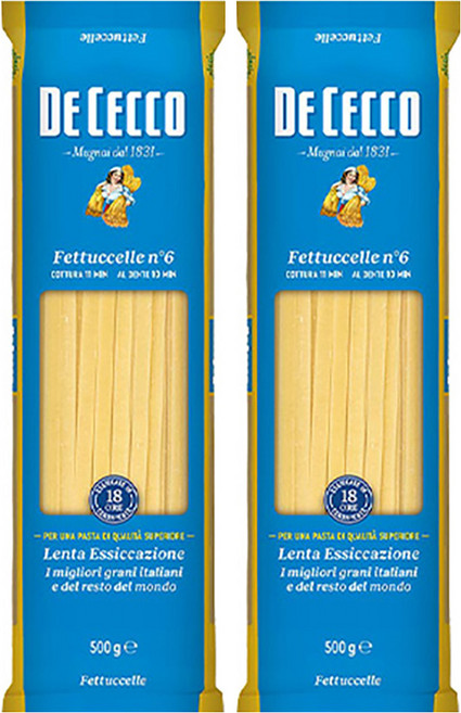 데체코 페투칠레 파스타면, 500g, 2개