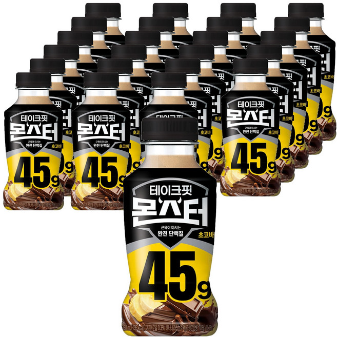 테이크핏 몬스터 초코바나나 프로틴, 350ml, 24개