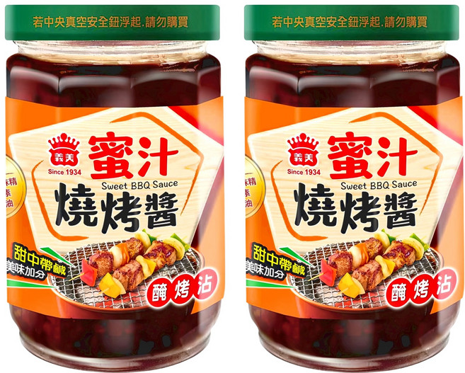 義美 蜜汁燒烤醬, 300g, 2罐