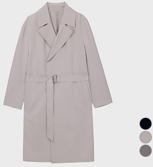 마인드브릿지 남성용 COUTURE 더블트렌치 코트 MXCA2101