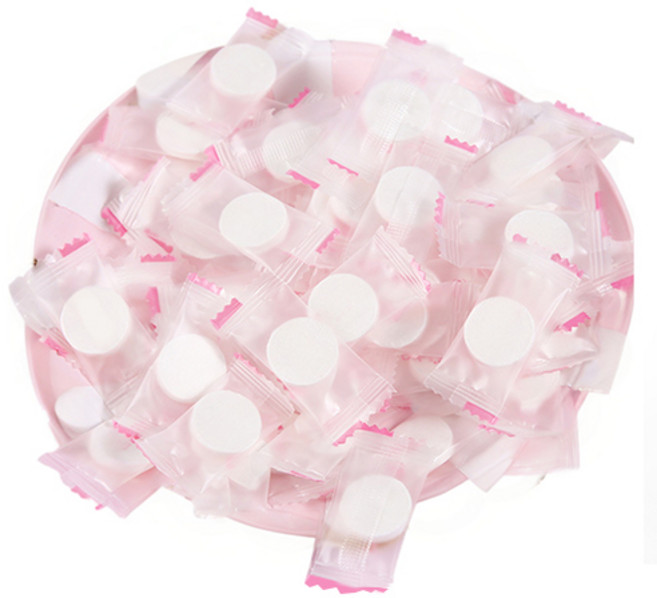 떼루와 실크 압축 코인 마스크팩 시트지, 30개