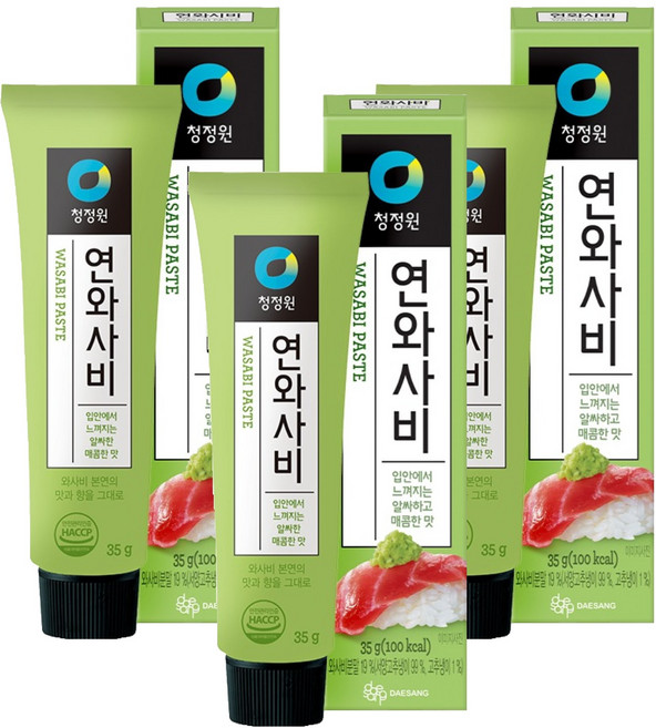 청정원 연와사비, 35g, 3개