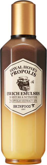 SKINFOOD 法國黑蜂膠蜜光乳液, 160ml, 1瓶
