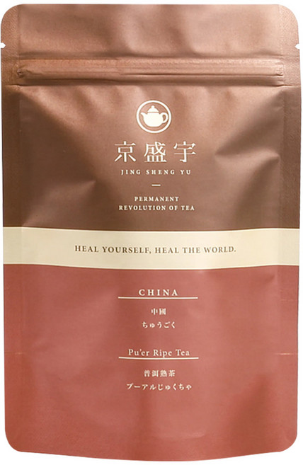 京盛宇 光之茶系列 普洱熟茶原葉袋茶, 2.5g, 12包, 1袋