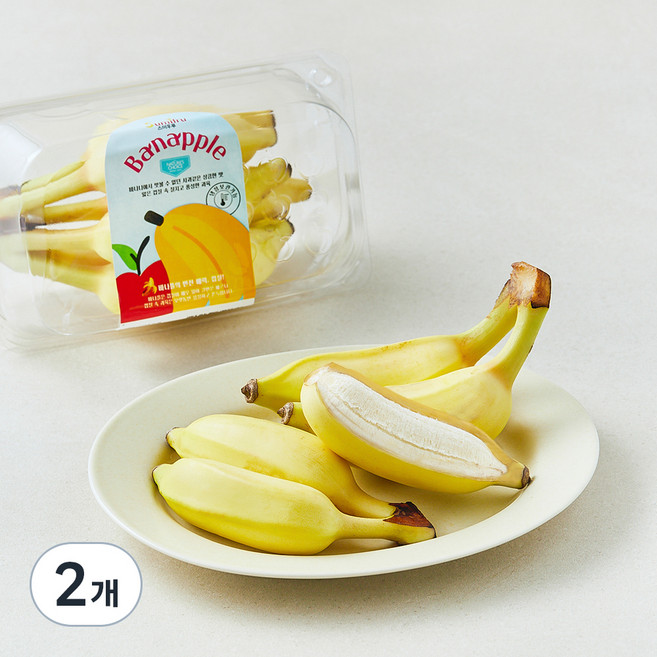 스미후루 바나플 바나나, 350g, 2개