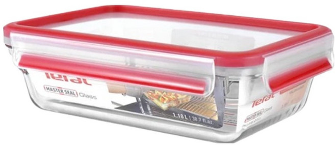 Tefal 特福 MasterSeal 新一代玻璃保鮮盒 N1040912, 容器 + 蓋子, 1個