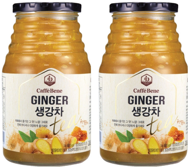 카페베네 과일청 생강차, 1kg × 2개, 1kg, 2개, 1개입