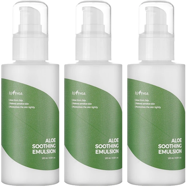 이즈앤트리 알로에 수딩 에멀전, 120ml, 3개 - 쿠팡
