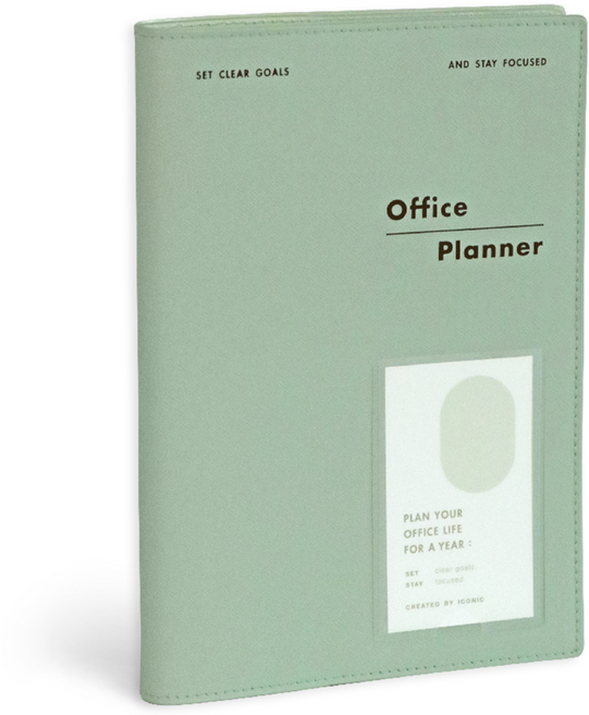 아이코닉 오피스 플래너 다이어리 v.2, 03 CREAM MINT, 1개
